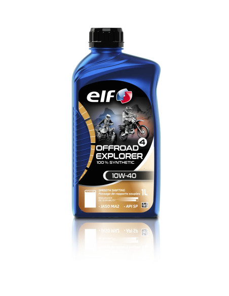 Huille moteur 10W40 ELF Off Road 4 EXPLORER 100% synthétique - 1 litre