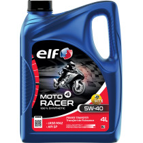 Huille moteur 5W40 ELF 4 RACER 100% synthétique - 4 litres