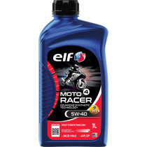 Huille moteur 5W40 ELF 4 RACER ADV semi-synthétique - 1 litre