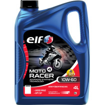 Huille moteur 10W60 ELF 4 RACER ADV semi-synthétique - 4 litres