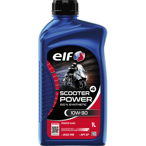 Huille moteur 10W30 ELF Scooter 4 POWER 100% synthétique - 1 litre