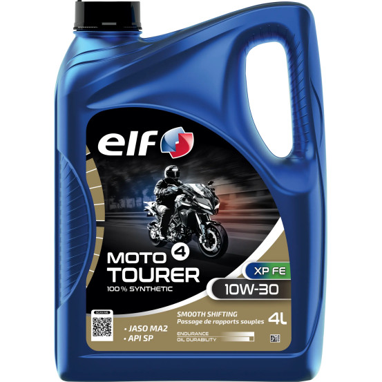 Huille moteur 10W30 ELF 4 TOURER semi-synthétique - 4 litres