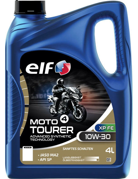 Huille moteur 10W30 ELF 4 TOURER ADV semi-synthétique - 4 litres