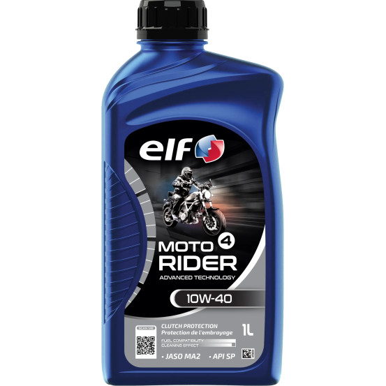 Huille moteur 10W40 ELF 4 RIDER ADV semi-synthétique - 1 litre