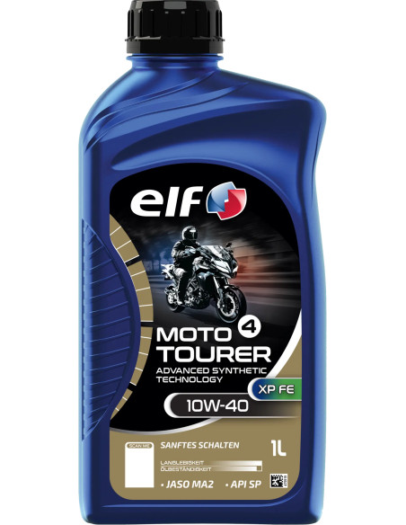 Huille moteur 10W40 ELF 4 TOURER ADV semi-synthétique - 1 litre