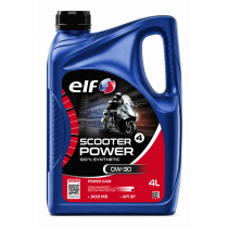 Huille moteur 0W30 ELF Scooter 4 POWER 100% synthétique - 4 litres