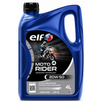 Huille moteur 20W50 ELF 4 RIDER ADV semi-synthétique - 4 litres