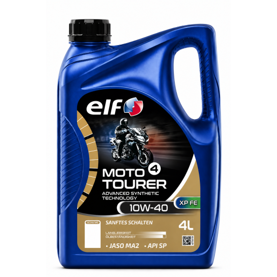 Huille moteur 10W40 ELF 4 TOURER ADV semi-synthétique - 4 litres