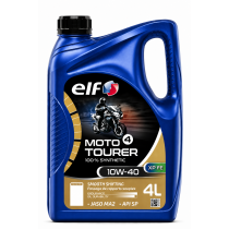 Huille moteur 10W40 ELF 4 TOURER semi-synthétique - 4 litres