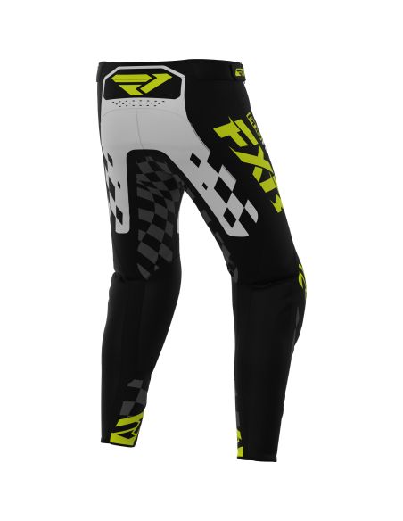 Pantalon cross FXR 26.5 Revo Daytona - Blanc Jaune