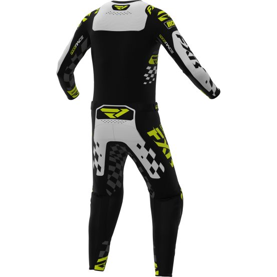 Pantalon cross FXR 26.5 Revo Daytona - Blanc Jaune