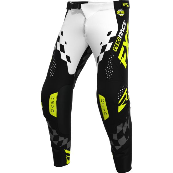Pantalon cross FXR 26.5 Revo Daytona - Blanc Jaune