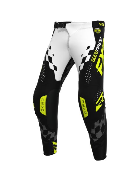 Pantalon cross FXR 26.5 Revo Daytona - Blanc Jaune