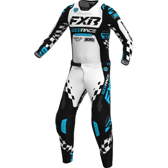 Pantalon cross FXR 26.5 Revo Daytona - Blanc Bleu