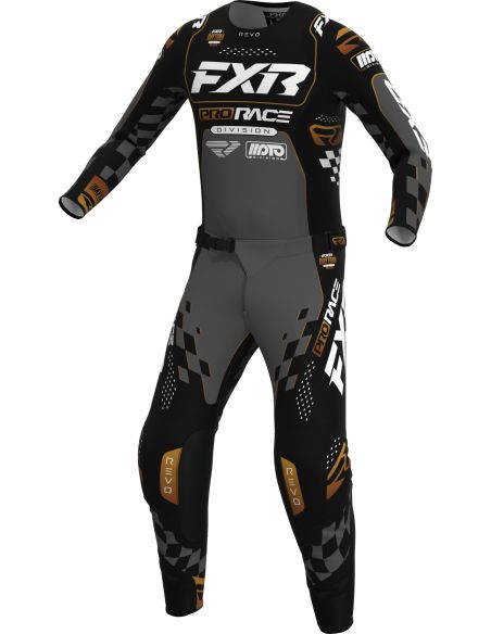 Maillot cross FXR 26.5 Revo Daytona - Noir Gris