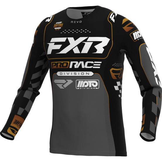 Maillot cross FXR 26.5 Revo Daytona - Noir Gris