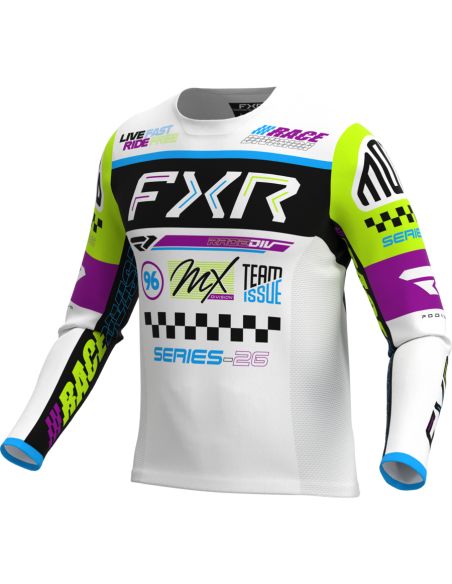 Maillot cross FXR 26.5 Podium Gladiator - Blanc