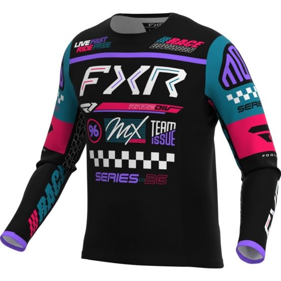 Maillot cross FXR 26.5 Podium Gladiator - Noir