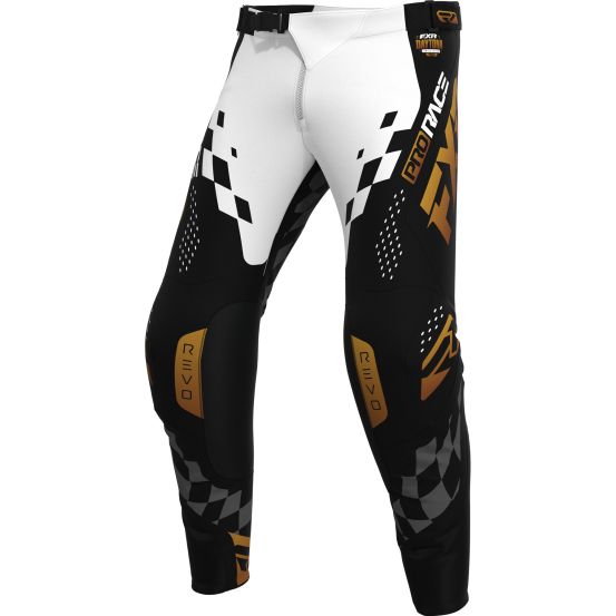 Pantalon enfant FXR 26.5 Revo Daytona - Noir Blanc
