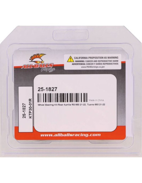 Kit roulements de roue ALL BALLS - APRILIA 457 - 660 TUONO / TUAREG / RS
