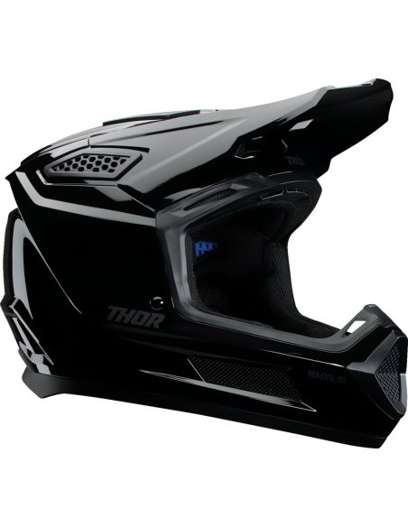 Casque cross Thor Fleet Blackout - Noir Brillant