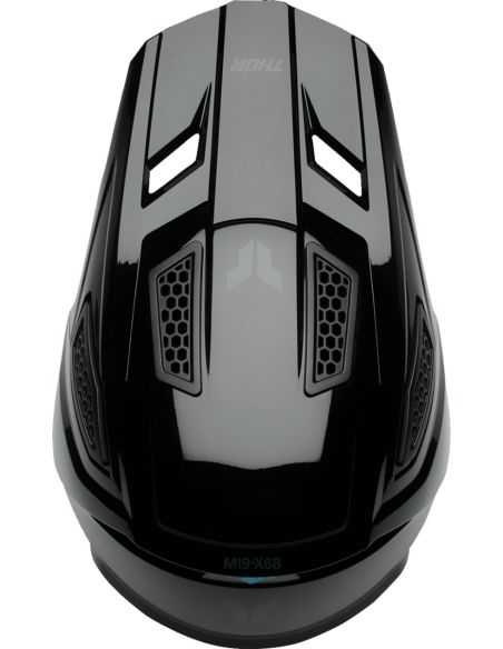 Casque cross Thor Fleet Blackout - Noir Brillant