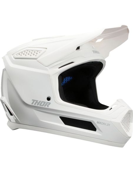 Casque cross Thor Fleet Whiteout - Blanc brillant