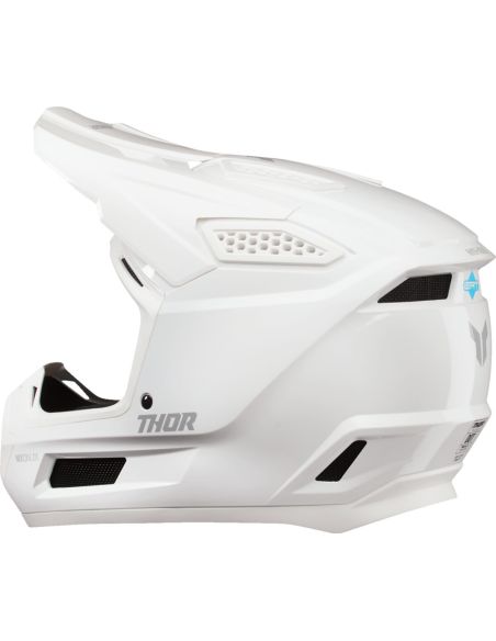 Casque cross Thor Fleet Whiteout - Blanc brillant