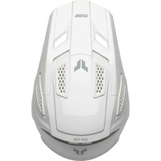 Casque cross Thor Fleet Whiteout - Blanc brillant