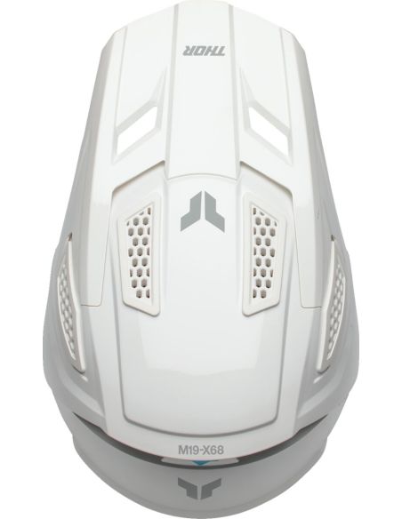 Casque cross Thor Fleet Whiteout - Blanc brillant