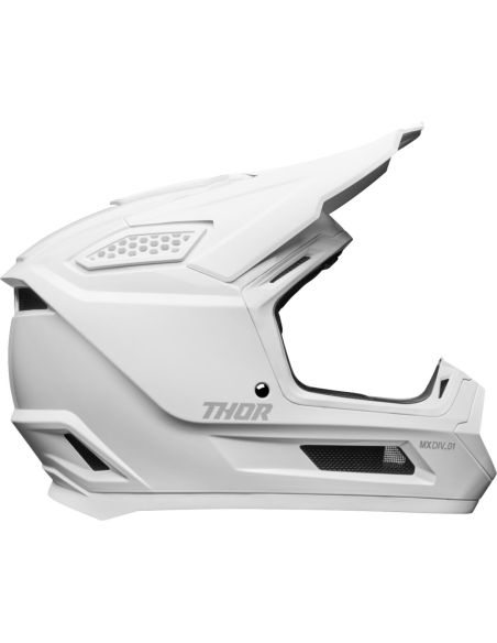 Casque cross Thor Fleet Whiteout - Blanc brillant