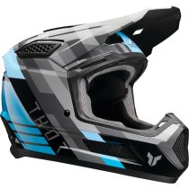 Casque cross Thor Fleet Camber - Gris Bleu