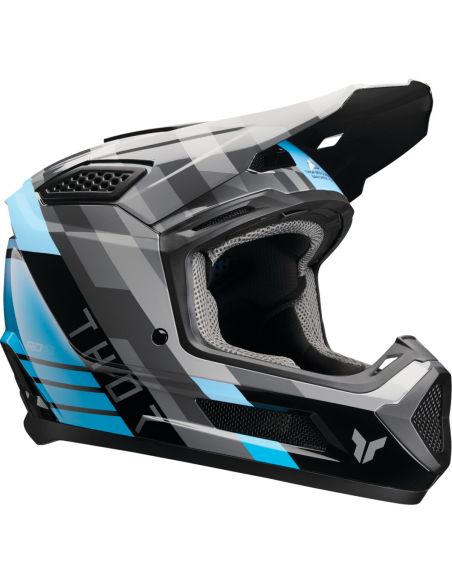 Casque cross Thor Fleet Camber - Gris Bleu