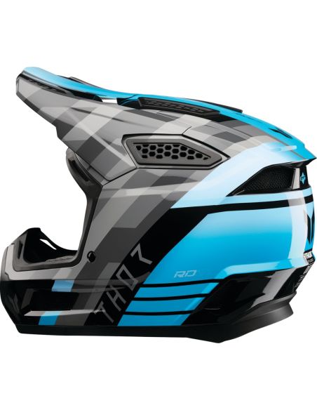 Casque cross Thor Fleet Camber - Gris Bleu