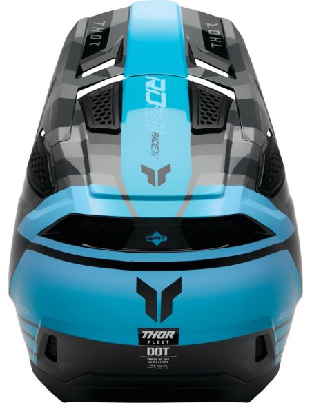 Casque cross Thor Fleet Camber - Gris Bleu