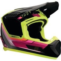 Casque cross Thor Fleet Defy - Noir Jaune Rose
