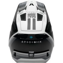 Casque cross Thor Fleet Defy - Noir Blanc 2