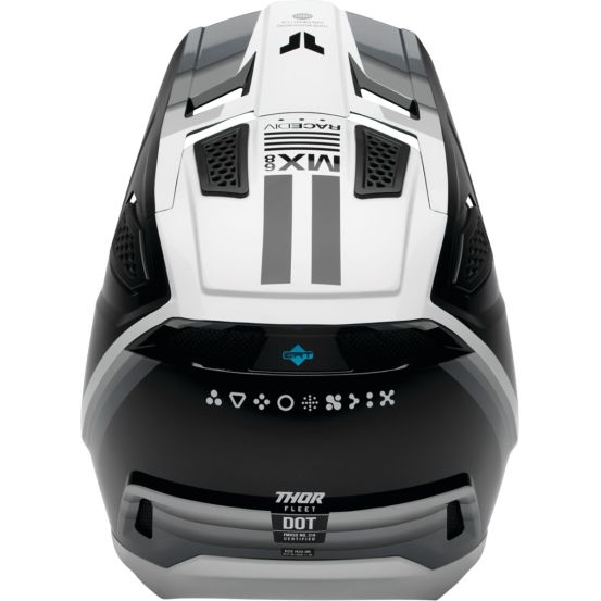 Casque cross Thor Fleet Defy - Noir Blanc