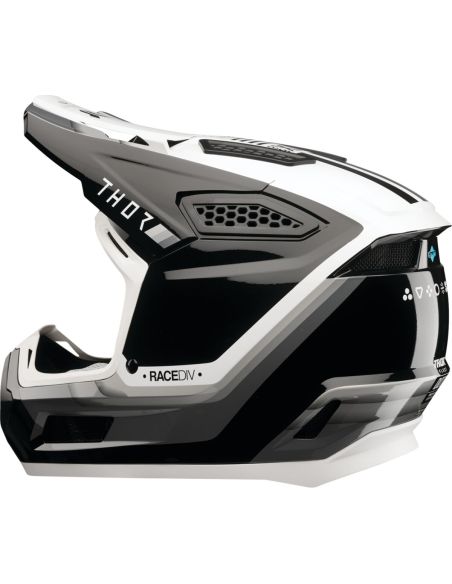 Casque cross Thor Fleet Defy - Noir Blanc