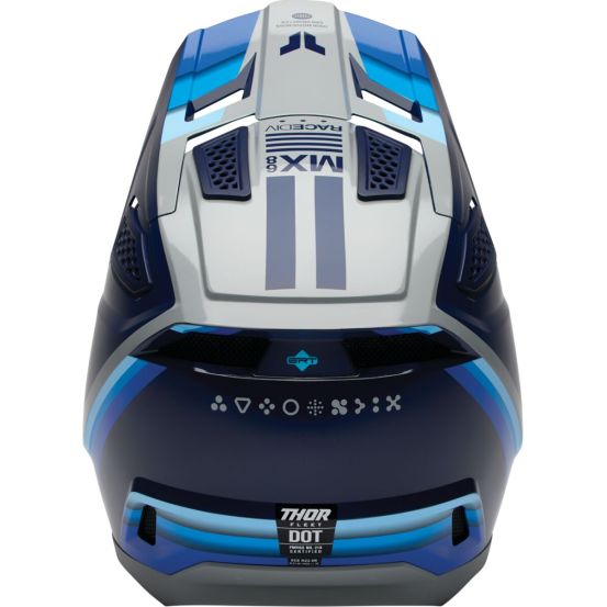 Casque cross Thor Fleet Defy - Noir Gris Bleu