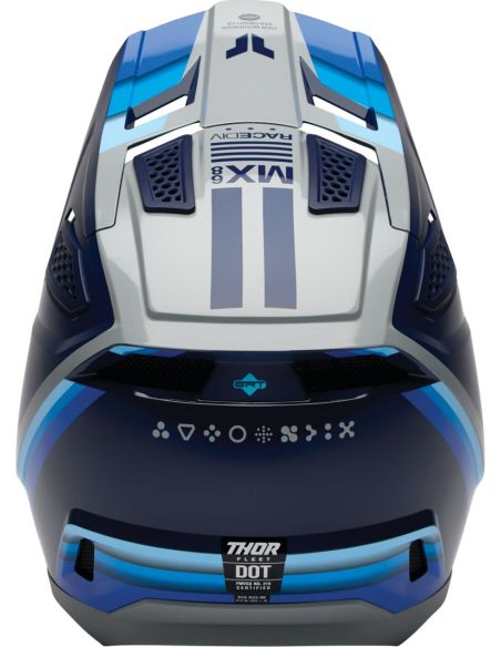 Casque cross Thor Fleet Defy - Noir Gris Bleu