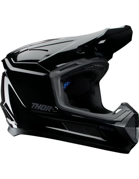 Casque cross enfant Thor Fleet Blackout - Noir brillant