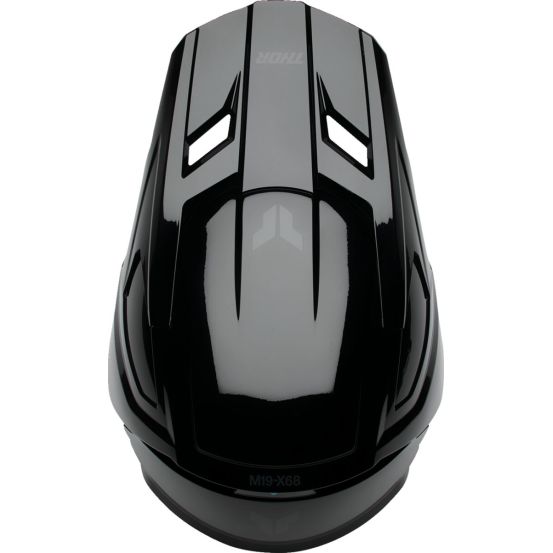 Casque cross enfant Thor Fleet Blackout - Noir brillant