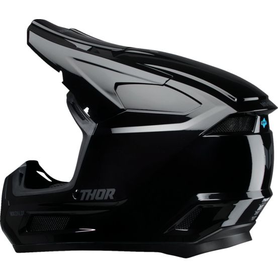 Casque cross enfant Thor Fleet Blackout - Noir brillant