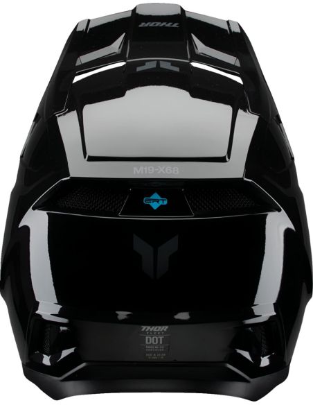 Casque cross enfant Thor Fleet Blackout - Noir brillant