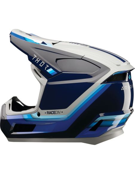 Casque cross enfant Thor Fleet Defy - Bleu Gris