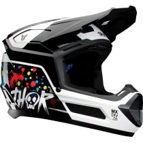Casque cross enfant Thor Fleet Splat - Noir