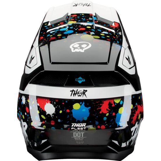 Casque cross enfant Thor Fleet Splat - Noir