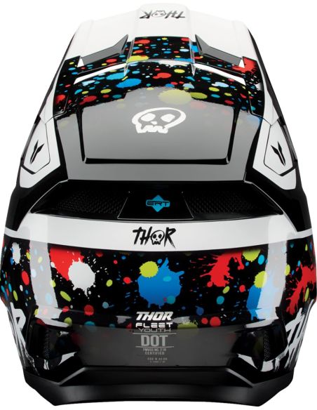 Casque cross enfant Thor Fleet Splat - Noir