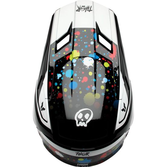 Casque cross enfant Thor Fleet Splat - Noir